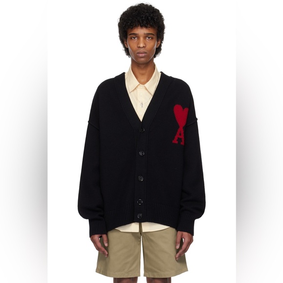 AMI PARISAmi de Coeur Wool Cardigan - gender neutral